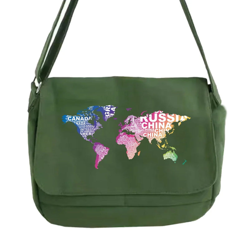 Multi-function Messenger Bag Young Women Personality Leisure Time Portable