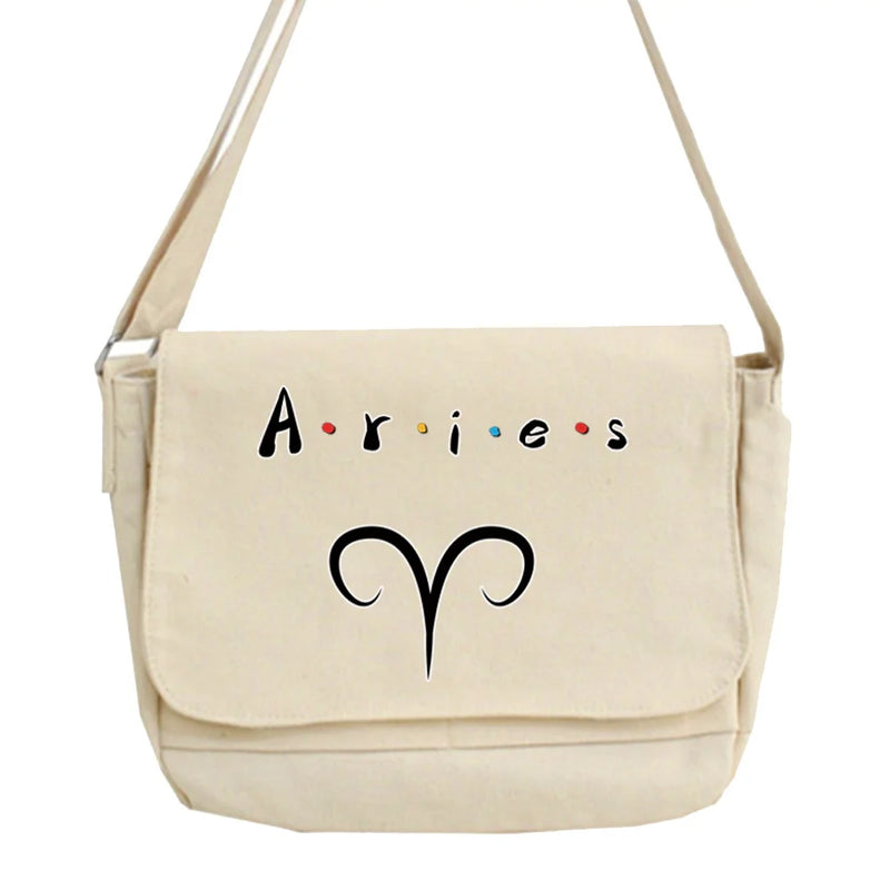 Constellation Pattern Messenger Bag Youth College Style