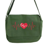 Tooling Multi-function Messenger Bag Love Pattern Bags