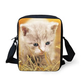 Pet Cat Printing Messenger Bag Small Cross Body Shoulder Bag Sac Femme