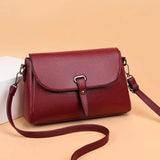 Retro PU Leather Handbag Women Shoulder Totes Vintage Top Handle Bag
