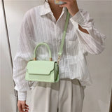 Small Square Western Style Messenger Bag for Women