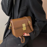 Women's Messenger Bag Crossbody Handbag Small Square Office Shoulder Bag