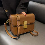 Women's Messenger Bag Crossbody Handbag Small Square Office Shoulder Bag