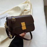 Women's Messenger Bag Crossbody Handbag Small Square Office Shoulder Bag