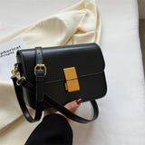 Women's Messenger Bag Crossbody Handbag Small Square Office Shoulder Bag