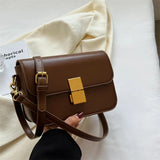 Women's Messenger Bag Crossbody Handbag Small Square Office Shoulder Bag