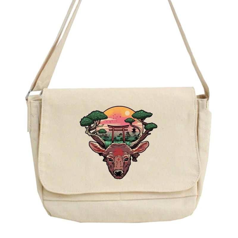 Messenger Bag Work Clothes Multi-function Messenger Bag Young Man Harajuku