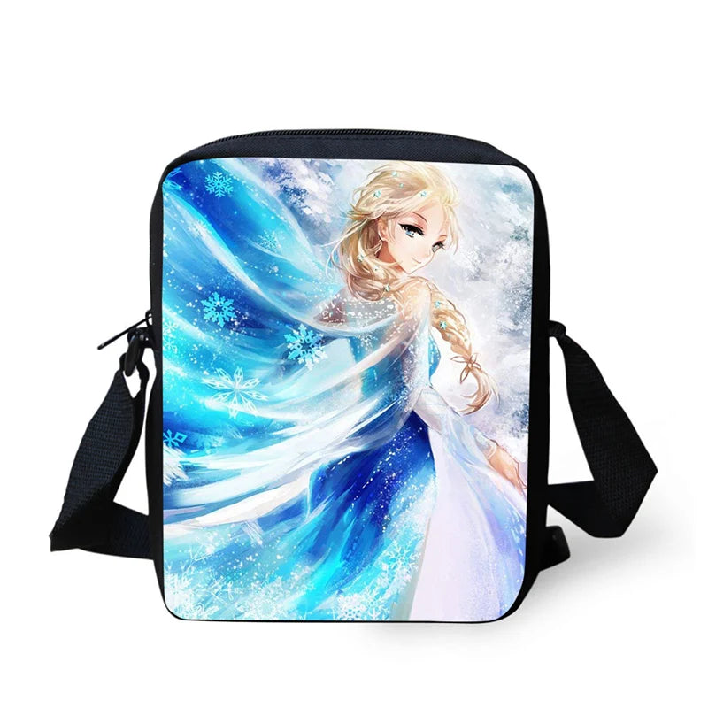 Anime Characters Printing Small Messenger Bag for Girls