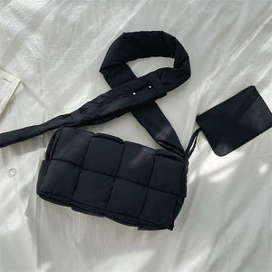 Winter Women's Messenger Bag Cotton Casual Down Bag