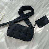 Winter Women's Messenger Bag Cotton Casual Down Bag