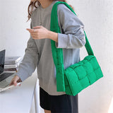 Winter Women's Messenger Bag Cotton Casual Down Bag