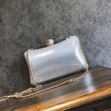 Crystal Evening Clutch Bag Diamond Clutches Purse Chain Shoulder Bag