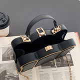Small Square Messenger Bag Frame Shoulder Crossbody Purse