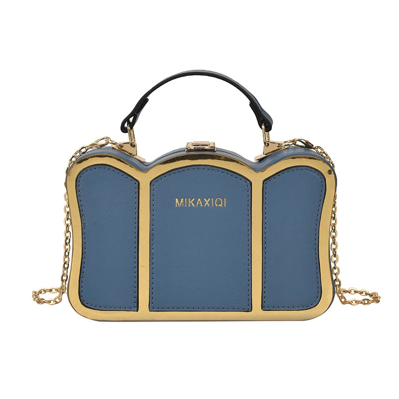 Small Square Messenger Bag Frame Shoulder Crossbody Purse