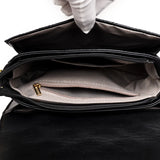 Cowhide Messenger Crossbody Bag Wide Strap Shoulder Bag with Multi-layer Rhombus