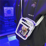 Jelly Transparent Messenger Bag for Men and Women