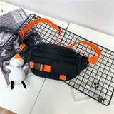 Japanese Style Messenger Bag Unisex Shoulder Satchel Sports Waist Pack
