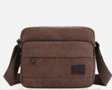 Canvas Messenger Bag Men's Shoulder Briefcase