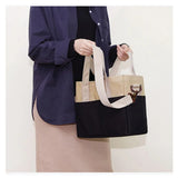 Canvas Messenger Bag Casual School Bag