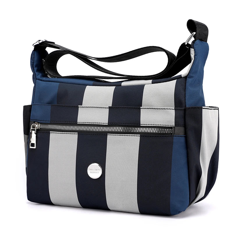 Light Waterproof Nylon Single Shoulder Bag for Women