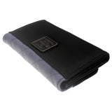 Metal Badge Female Wallets Purple Quilted Women Purse 6019