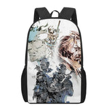 Metal Gear 3D Pattern School Bag for Kids