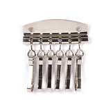 Metal Key Holder Key Row Keyring Organnizer 6 Snap Hook for Leather Craft