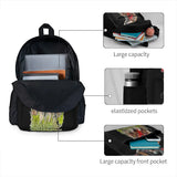 Metaruu Samurai Metalhead Backpacks Men's & Women's Zipper Close