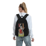 Metaruu Samurai Metalhead Backpacks Men's & Women's Zipper Close