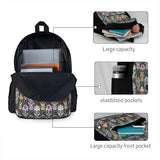 Mexican Skull Pattern Backpacks Vintage Men's Women's Girl Feminina Backpack