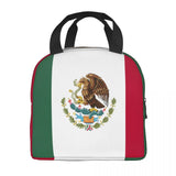 Mexico Flag Lunch Food Box Bag Insulated Thermal Cooler Tote Bag