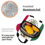 Mexico Flag Lunch Food Box Bag Insulated Thermal Cooler Tote Bag