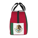 Mexico Flag Lunch Food Box Bag Insulated Thermal Cooler Tote Bag