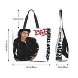 Michael Jackson 3 Tote Bag Large Women Bag Summer Tote Travel