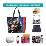 Michael Jackson Tote Bag Large Women Bag Summer Tote Travel Anime Women