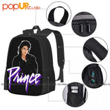 Prince Purple Rain Backpack Large Capacity Gym Riding Backpack