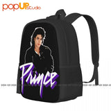 Prince Purple Rain Backpack Large Capacity Gym Riding Backpack