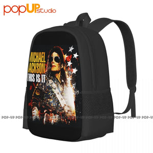 Michael Jackson Reprint Backpack Large Capacity Multi-function