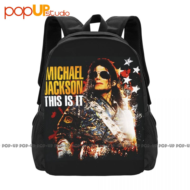 Michael Jackson Reprint Backpack Large Capacity Multi-function