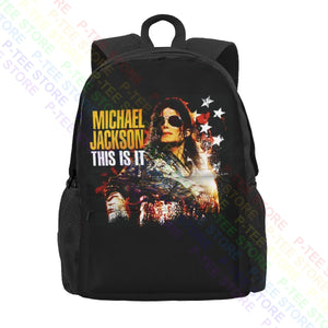 Michael Jackson Reprint Large Capacity Backpack
