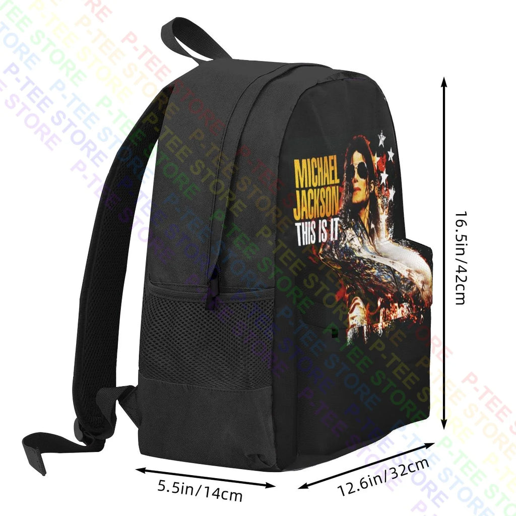 Michael Jackson Reprint Large Capacity Backpack