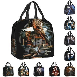 Michael Myers Halloween Horror Movie Lunch Box Leakproof Cooler Insulated Bag