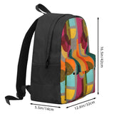 Mid Century Kaleidoscope Backpack Men's Waterproof Rucksack Bag