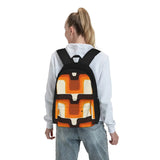 Orange 70s Style Backpack for Men and Women