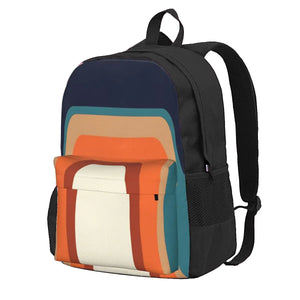 70s Orange Backpack for Men and Women