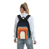 70s Orange Backpack for Men and Women
