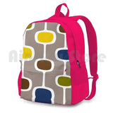 Mid Century Modern Pattern Outdoor Hiking Backpack