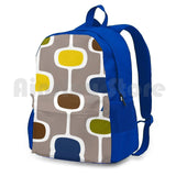 Mid Century Modern Pattern Outdoor Hiking Backpack