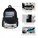 Mid Century Modern Print Backpacks Men's Backpacks